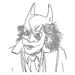Coloring page: Joker (Superheroes and Supervillains) #202160 - Free Printable Coloring Pages