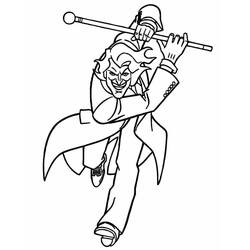 Coloring page: Joker (Superheroes and Supervillains) #202162 - Free Printable Coloring Pages