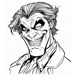 Coloring page: Joker (Superheroes and Supervillains) #202164 - Free Printable Coloring Pages