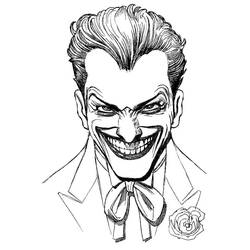 Coloring page: Joker (Superheroes and Supervillains) #202171 - Free Printable Coloring Pages