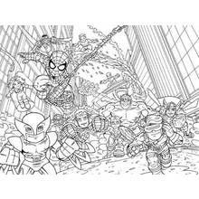 Marvel Super Heroes (Superheroes and Supervillains) coloring page #79626 to print and color