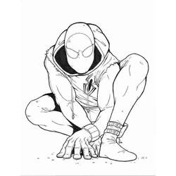 Coloring pages: Miles Morales - Free Printable Coloring Pages