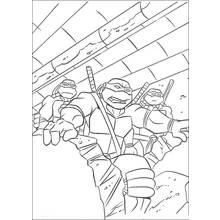 Ninja Turtles (Superheroes and Supervillains) coloring page #75382 to print and color