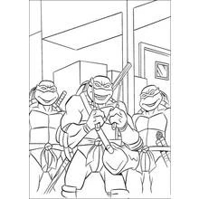 Ninja Turtles (Superheroes and Supervillains) coloring page #75490 to print and color