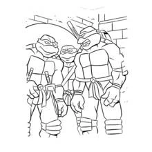 Ninja Turtles (Superheroes and Supervillains) coloring page #75513 to print and color