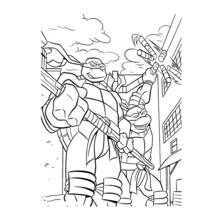 Ninja Turtles (Superheroes and Supervillains) coloring page #75558 to print and color