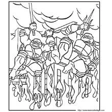 Ninja Turtles (Superheroes and Supervillains) coloring page #75573 to print and color
