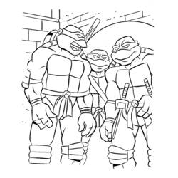 Ninja Turtles (Superheroes and Supervillains) coloring page #75624 to print and color