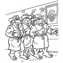 Ninja Turtles (Superheroes and Supervillains) coloring page #75633 to print and color