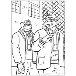 Ninja Turtles (Superheroes and Supervillains) coloring page #75687 to print and color