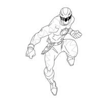 Power Rangers (Superheroes and Supervillains) coloring page #50063 to print and color