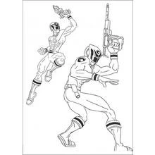 Power Rangers (Superheroes and Supervillains) coloring page #50066 to print and color