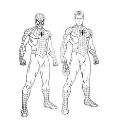 Spider-Man (Superheroes and Supervillains) coloring page #176615 to print and color