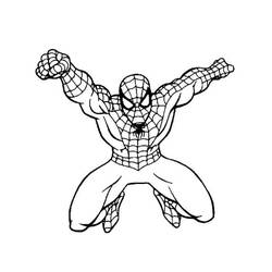 Spider-Man (Superheroes and Supervillains) coloring page #176617 to print and color