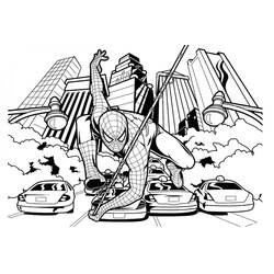 Spider-Man (Superheroes and Supervillains) coloring page #176619 to print and color