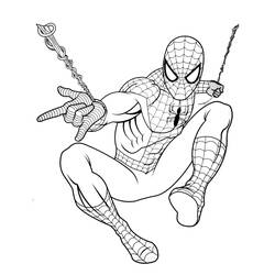 Spider-Man (Superheroes and Supervillains) coloring page #176622 to print and color