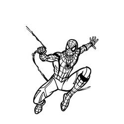 Spider-Man (Superheroes and Supervillains) coloring page #176623 to print and color