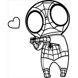 Spider-Man (Superheroes and Supervillains) coloring page #176632 to print and color