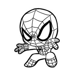 Spider-Man (Superheroes and Supervillains) coloring page #176634 to print and color