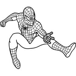 Spider-Man (Superheroes and Supervillains) coloring page #176636 to print and color