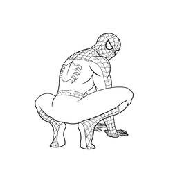 Spider-Man (Superheroes and Supervillains) coloring page #176637 to print and color