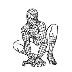 Spider-Man (Superheroes and Supervillains) coloring page #176638 to print and color