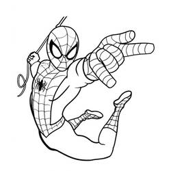 Spider-Man (Superheroes and Supervillains) coloring page #176647 to print and color
