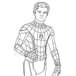 Spider-Man (Superheroes and Supervillains) coloring page #176651 to print and color