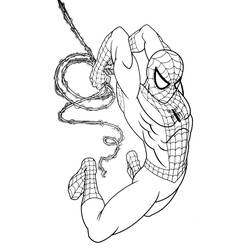 Spider-Man (Superheroes and Supervillains) coloring page #176652 to print and color
