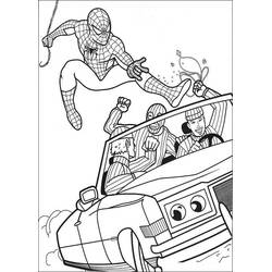 Spider-Man (Superheroes and Supervillains) coloring page #176653 to print and color
