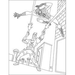 Spider-Man (Superheroes and Supervillains) coloring page #176659 to print and color