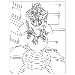 Spider-Man (Superheroes and Supervillains) coloring page #176665 to print and color