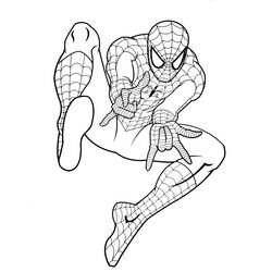 Spider-Man (Superheroes and Supervillains) coloring page #176668 to print and color