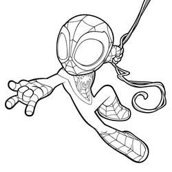 Spider-Man (Superheroes and Supervillains) coloring page #176669 to print and color
