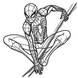 Spider-Man (Superheroes and Supervillains) coloring page #212195 to print and color