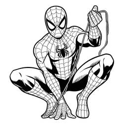 Spider-Man (Superheroes and Supervillains) coloring page #212197 to print and color