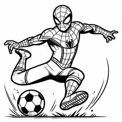 Spider-Man (Superheroes and Supervillains) coloring page #213119 to print and color