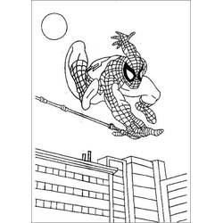 Spider-Man (Superheroes and Supervillains) coloring page #78677 to print and color