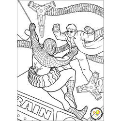 Spider-Man (Superheroes and Supervillains) coloring page #78682 to print and color