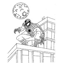 Spider-Man (Superheroes and Supervillains) coloring page #78685 to print and color