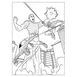 Coloring page: Spider-Man (Superheroes and Supervillains) #78698 - Free Printable Coloring Pages