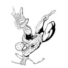 Coloring page: Spider-Man (Superheroes and Supervillains) #78739 - Free Printable Coloring Pages