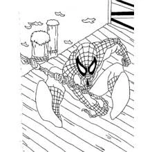 Spider-Man (Superheroes and Supervillains) coloring page #78743 to print and color