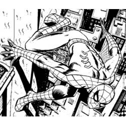 Spider-Man (Superheroes and Supervillains) coloring page #78780 to print and color
