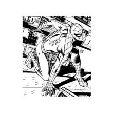 Spider-Man (Superheroes and Supervillains) coloring page #78840 to print and color