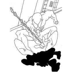 Spider-Man (Superheroes and Supervillains) coloring page #78842 to print and color