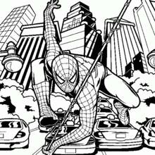Spider-Man (Superheroes and Supervillains) coloring page #78879 to print and color