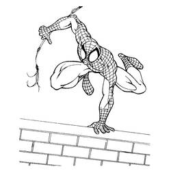 Spider-Man (Superheroes and Supervillains) coloring page #78881 to print and color