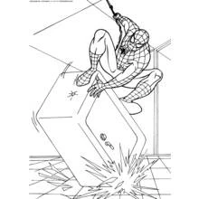Spider-Man (Superheroes and Supervillains) coloring page #78886 to print and color