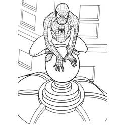 Coloring page: Spider-Man (Superheroes and Supervillains) #78895 - Free Printable Coloring Pages